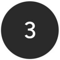 3-lp.jpg Black circular graphic featuring the number three in white. This simple design can be used to represent counting, ranking, or steps in a process. Ideal for educational materials, presentations, or digital content that requires clear visual representation of the numeral three. The contrasting colors enhance visibility and readability, making it accessible for users with visual impairments.